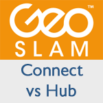 GeoSLAM Connect to Hub Comparison