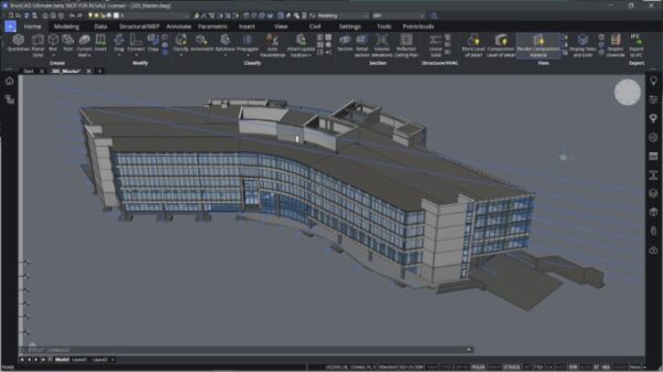 Bricsys Ultimate ScreenShot of Building