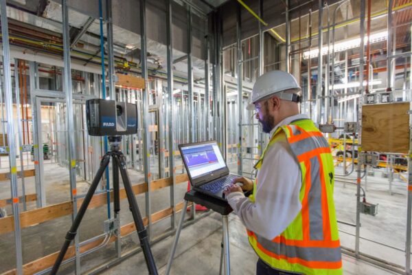 FARO BuildIT Construction software being used onsite