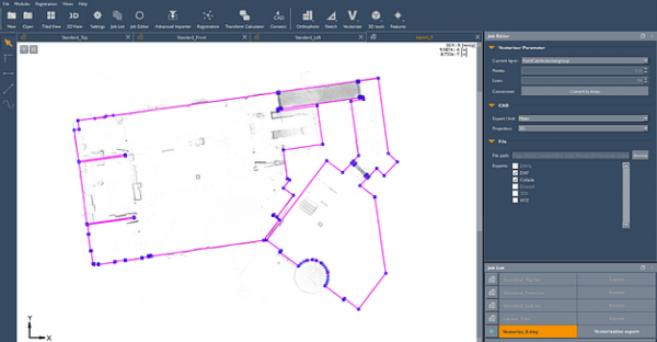 GeoSLAM Screen Shot of floor plan