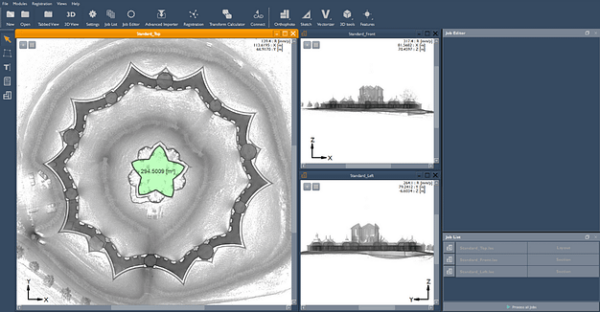 GeoSLAM Screen Shot with exterior plans and elevations