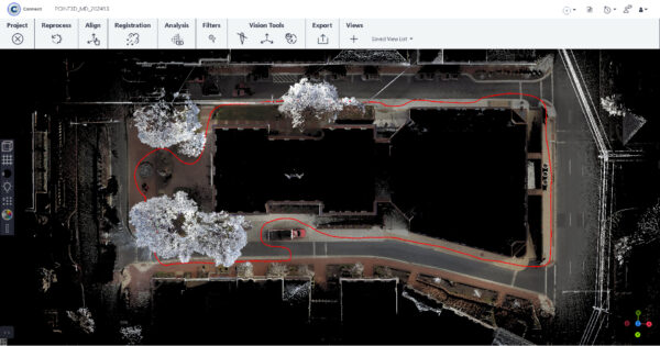 Orbis scan in FARO Connect